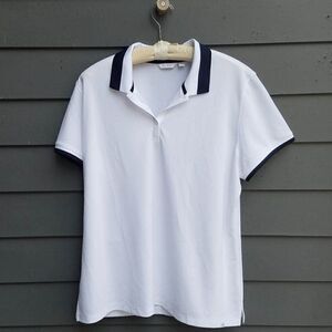 Lady Hagen White with Black Trim Golf Polo size XXL